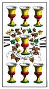 Seven of Cups Tarot card in Swiss (1JJ) deck