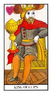 King of Cups Tarot card in Angel Tarot Tarot deck
