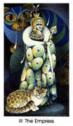 The Empress Tarot card in Cat People deck