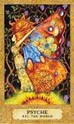 The World Tarot card in Chrysalis deck