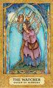 Queen of Cups Tarot card in Chrysalis deck