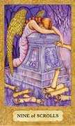 Nine of Swords Tarot card in Chrysalis deck