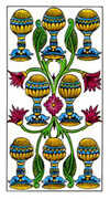 Eight of Cups Tarot card in Classic deck