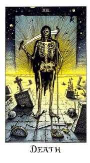 Death Tarot card in Cosmic Tarot deck