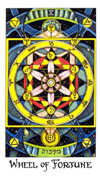 Wheel of Fortune Tarot card in Cosmic deck
