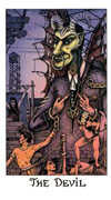 The Devil Tarot card in Cosmic deck