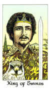 King of Swords Tarot card in Cosmic deck