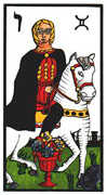 Knight of Cups Tarot card in Esoterico deck