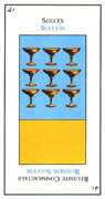 Nine of Cups Tarot card in Etteilla deck