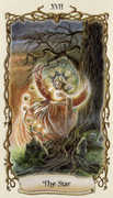 The Star Tarot card in Fantastical Creatures deck