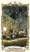 Ten of Pentacles Tarot card in Fantastical Creatures deck
