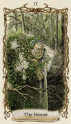 The Hermit Tarot card in Fantastical Creatures deck