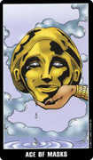 Ace of Cups Tarot card in Fradella deck