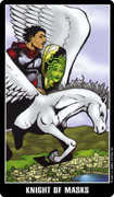 Knight of Cups Tarot card in Fradella deck