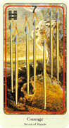Seven of Wands Tarot card in Haindl deck