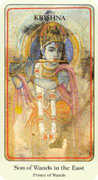 Son of Wands Tarot card in Haindl deck