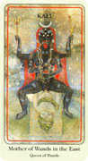 Mother of Wands Tarot card in Haindl deck