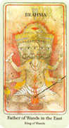 Father of Wands Tarot card in Haindl deck