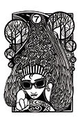 The Chariot Tarot card in Heart & Hands deck