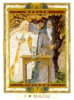 The Magician Tarot card in Lovers Path Tarot deck