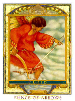 Knight of Swords Tarot card in Lovers Path Tarot deck