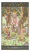 The Devil Tarot card in Luna Sol deck