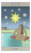 The Star Tarot card in Luna Sol deck