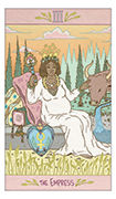 The Empress Tarot card in Luna Sol deck