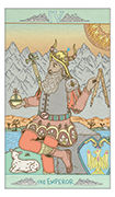 The Emperor Tarot card in Luna Sol deck