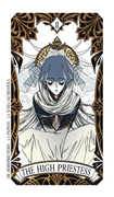 The High Priestess Tarot card in Magic Manga deck