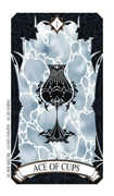 Ace of Cups Tarot card in Magic Manga deck