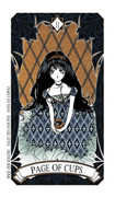 Page of Cups Tarot card in Magic Manga deck