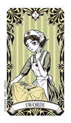 Two of Swords Tarot card in Magic Manga deck