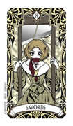 Eight of Swords Tarot card in Magic Manga deck