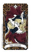 The Lovers Tarot card in Magic Manga deck