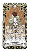 Page of Swords Tarot card in Magic Manga deck