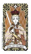 King of Swords Tarot card in Magic Manga deck