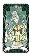 Ten of Coins Tarot card in Magic Manga deck