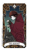 The Hermit Tarot card in Magic Manga deck