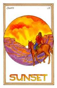 Death Tarot card in Medicine Woman Tarot deck