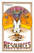 The Magician Tarot card in Medicine Woman deck