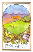 Justice Tarot card in Medicine Woman deck