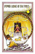 Queen of Pipes Tarot card in Medicine Woman deck