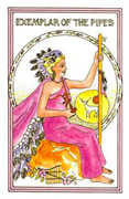Exemplar of Pipes Tarot card in Medicine Woman deck