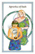 Apprentice of Bowls Tarot card in Medicine Woman deck