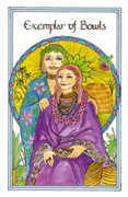 Exemplar of Bowls Tarot card in Medicine Woman deck