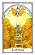 Ace of Stones Tarot card in Medicine Woman deck