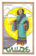 The Hermit Tarot card in Medicine Woman deck