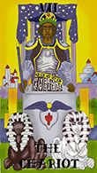 The Chariot Tarot card in Melanated Classic Tarot deck