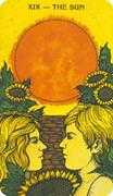 The Sun Tarot card in Morgan-Greer deck